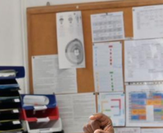 Herman Keith à l'école Michelet à Clermont-Ferrand